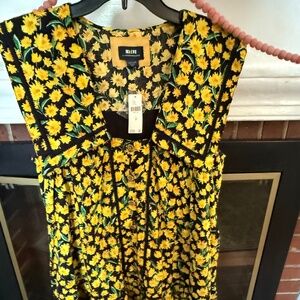 Maeve Daisy Print Dress/Anthropologie